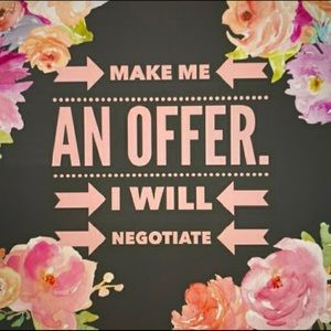 Reasonable offers will be considered